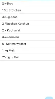 Einfacher Einkaufszettel screenshot 2