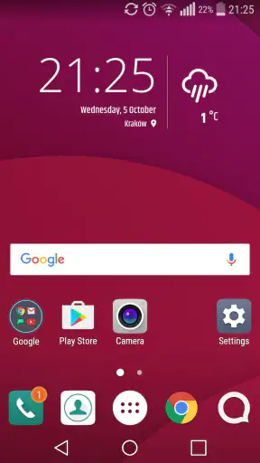 Einfaches Wetter und Uhr screenshot