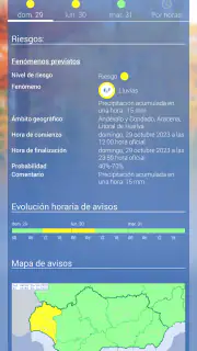 Aemet: tiempo y radar España screenshot 6