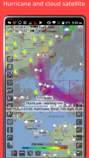 eMap HDF: Wetter und Windkarte screenshot 1
