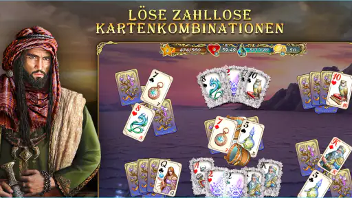 Emerland: TriPeaks Solitaire screenshot 2