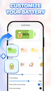 Emoji Battery - Battery Icon screenshot 3