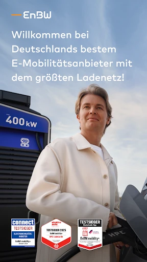 EnBW mobility+: E-Auto laden screenshot