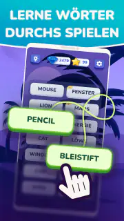 Englisch Vokabeltrainer - Momo screenshot 1