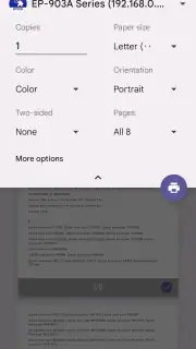 Epson Print Enabler screenshot 4
