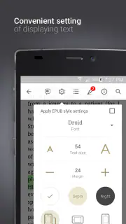eReader Prestigio: Leser screenshot 4