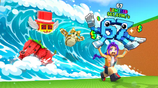 Escape Tsunami: Grab Brainrot screenshot 2