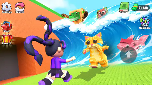 Escape Tsunami: Grab Brainrot screenshot 8