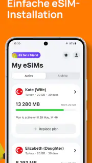eSIM Mobile Data by YESIM screenshot 3