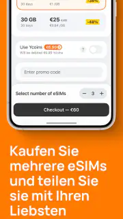 eSIM Mobile Data by YESIM screenshot 4
