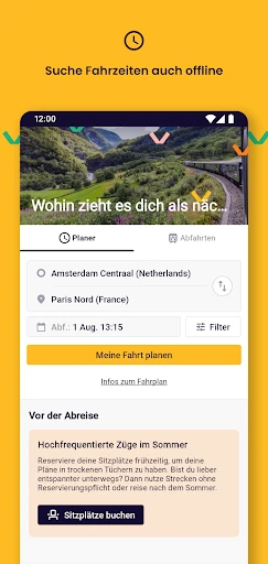 Eurail/Interrail Rail Planer screenshot