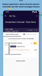 Eurail/Interrail Rail Planer screenshot 3