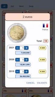 Euro-Münzsammlung screenshot 5
