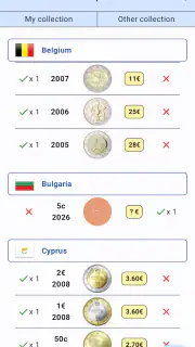 Euro-Münzsammlung screenshot 8