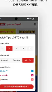 Eurojackpot und LOTTO spiele‪n screenshot 5