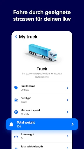 Eurowag Navigation - LKW GPS screenshot