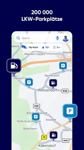 Eurowag Navigation - LKW GPS screenshot