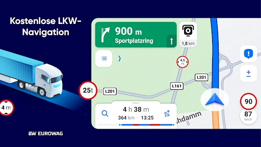 Eurowag Navigation - LKW GPS screenshot