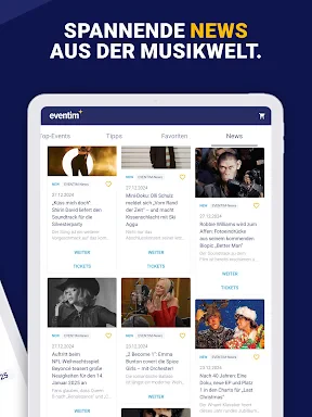 EVENTIM DE: Tickets für Events screenshot