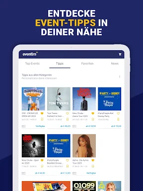 EVENTIM DE: Tickets für Events screenshot