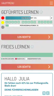 FahrschulApp screenshot 1