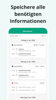 Fahrtenbuch von Driversnote screenshot 4