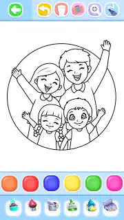 Family Love Coloring Book screenshot 3