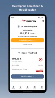 FastEnergy Heizöl screenshot 1