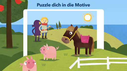 Fiete Puzzle - KidsKlub screenshot 1