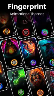 Fingerprint Animation Theme screenshot 1