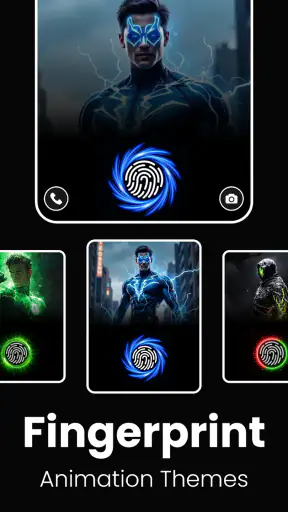 Fingerprint Animation Theme screenshot