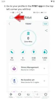 Fitbit Versa 2 App Guide screenshot 1