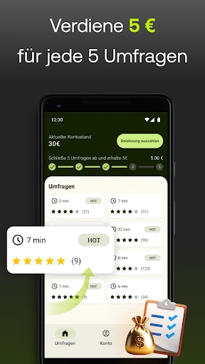 Five Surveys: Bezahlte Umfrage screenshot