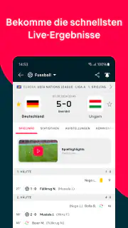 Flashscore: Ergebnisse & News screenshot 1