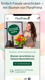 FloraPrima Blumenversand screenshot 1