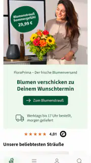 FloraPrima Blumenversand screenshot 4