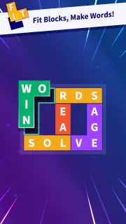 Flow Fit - Word Puzzle screenshot 1