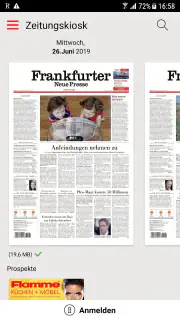 FNP Zeitung screenshot 1
