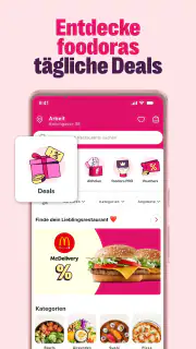 foodora: Essen & Lebensmittel screenshot 2