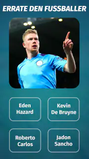 Football Quiz - Fußballtest screenshot 1