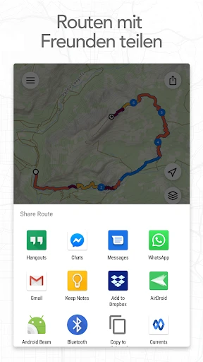 Footpath Routenplaner screenshot