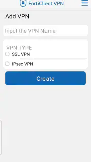 FortiClient VPN screenshot 1