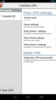 FortiClient VPN screenshot 7
