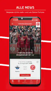 Fortuna Düsseldorf App screenshot 1