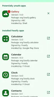 Fossify Thank You screenshot 2
