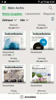 FR Digitale Zeitung screenshot 2