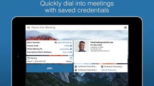 Free Conference Call screenshot 7