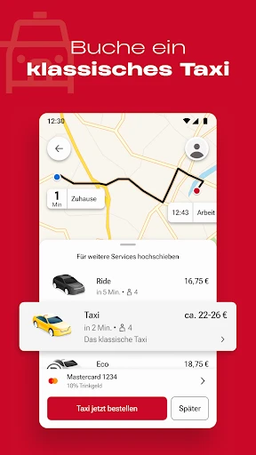 FREENOW - Taxi und mehr screenshot