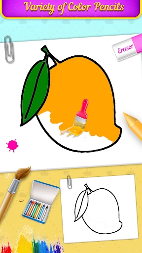 Früchte-Mal- und Zeichenbuch screenshot
