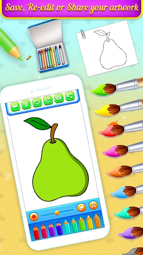 Früchte-Mal- und Zeichenbuch screenshot